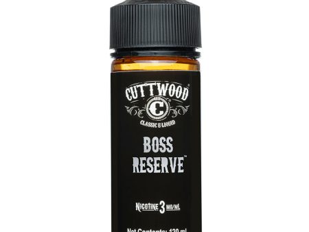 Cuttwood - Boss Reserve 120mL For Discount