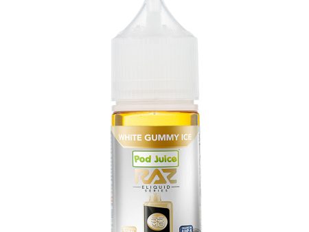 Pod Juice X Raz Salt - White Gummy Ice 30mL Supply