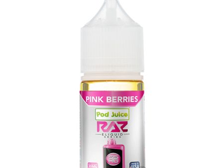 Pod Juice X Raz Salt - Pink Berries 30mL For Discount