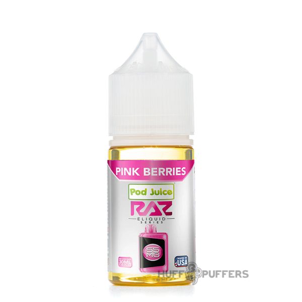 Pod Juice X Raz Salt - Pink Berries 30mL For Discount