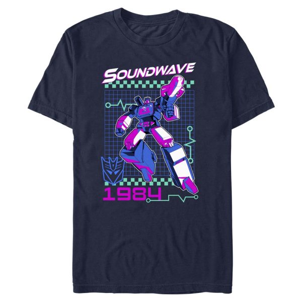 Transformers Soundwave Retro Men s T-Shirt Supply