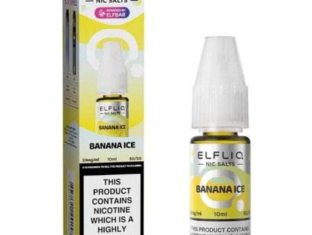 ElfLiq Nic Salt 10ml - Banana Ice Elf bar e-liquid For Sale