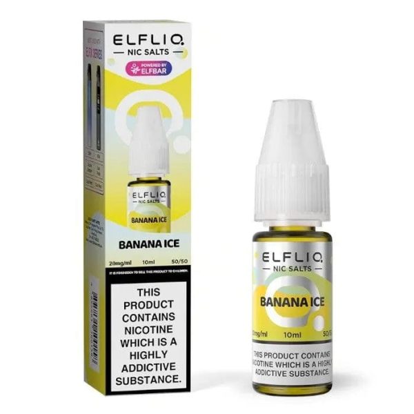 ElfLiq Nic Salt 10ml - Banana Ice Elf bar e-liquid For Sale