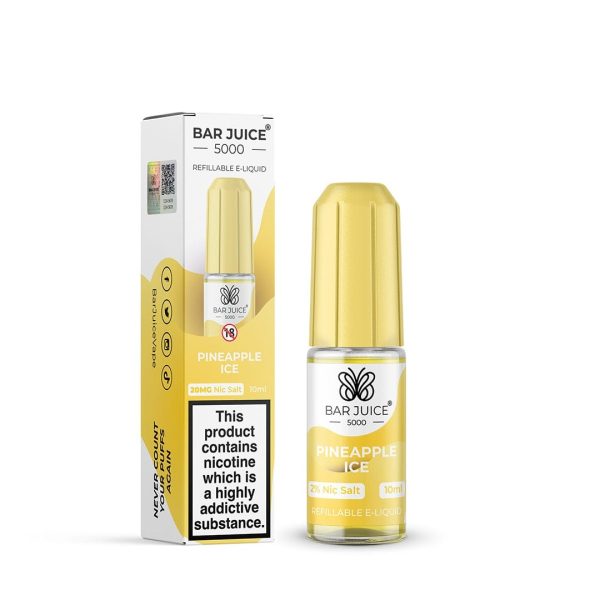 Bar Juice 5000 Nic Salt - Pineapple Ice Supply