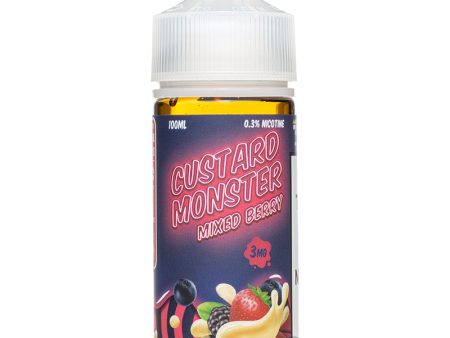 Custard Monster - Mixed Berry 100mL For Cheap