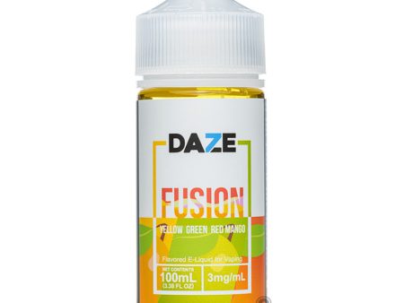 Daze Fusion - Yellow Green Red Mango 100mL For Discount