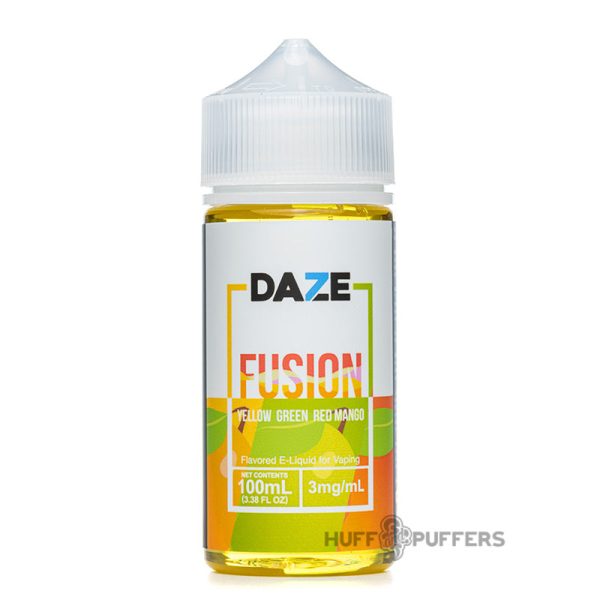 Daze Fusion - Yellow Green Red Mango 100mL For Discount