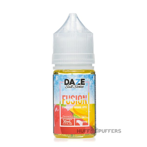 Daze Fusion Salt - Strawberry Banana Apple Iced 30mL Hot on Sale