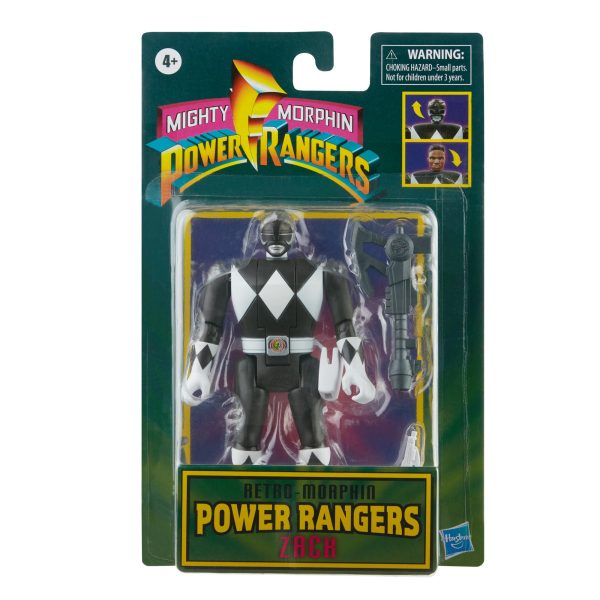 Power Rangers Retro-Morphin Black Ranger Zack Online Hot Sale