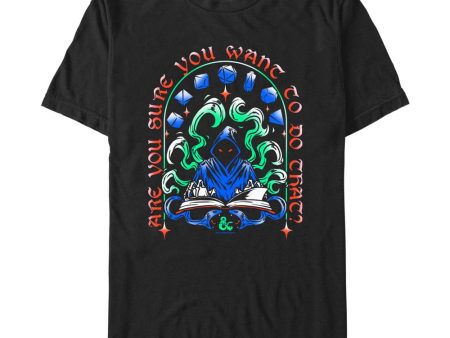 Dungeons & Dragons Dungeon Master Warning Men s T-Shirt on Sale