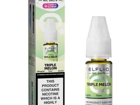 ElfLiq Nic Salt 10ml - Triple Melon Elf bar e-liquid Fashion