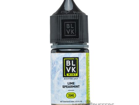 BLVK Mint Salt - Lime Spearmint 30mL Hot on Sale