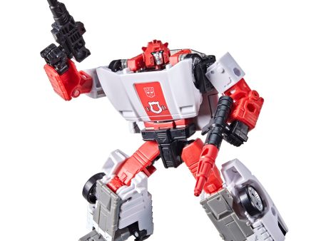 Transformers Generations War for Cybertron: Kingdom Deluxe WFC-K38 Red Alert on Sale