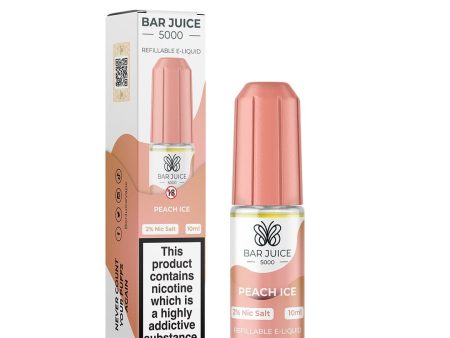 Bar Juice 5000 Nic Salt - Peach Ice Online Sale