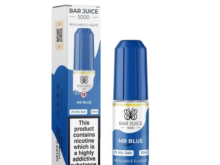 Bar Juice 5000 Nic Salt - Mr Blue For Cheap