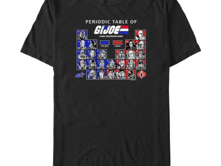 GI Joe Simplified Periodic Joes Men s T-Shirt For Cheap