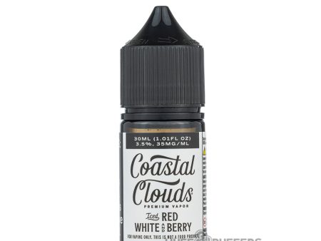 Coastal Clouds Salt - Iced Red White and Berry 30mL For Cheap