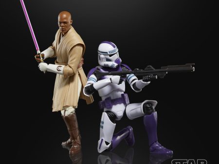 Star Wars The Black Series Mace Windu & Clone Trooper Hot on Sale