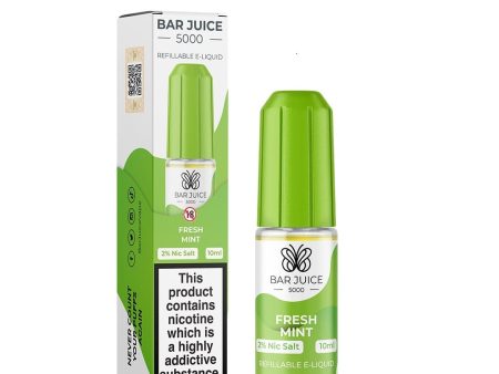 Bar Juice 5000 Nic Salt - Fresh Mint For Discount