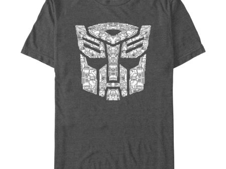 Transformers Detail Autobot Symbol Men s T-Shirt Hot on Sale