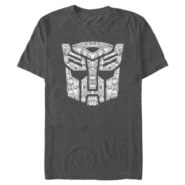 Transformers Detail Autobot Symbol Men s T-Shirt Hot on Sale