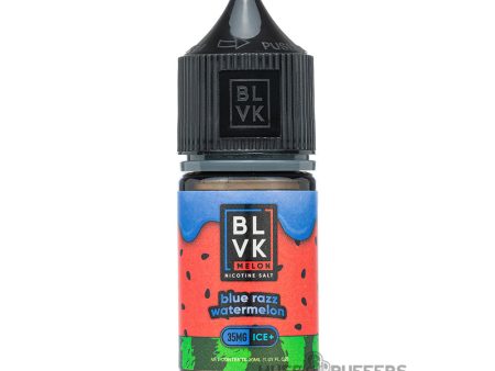 BLVK Melon Salt - Blue Razz Watermelon Ice 30mL For Cheap