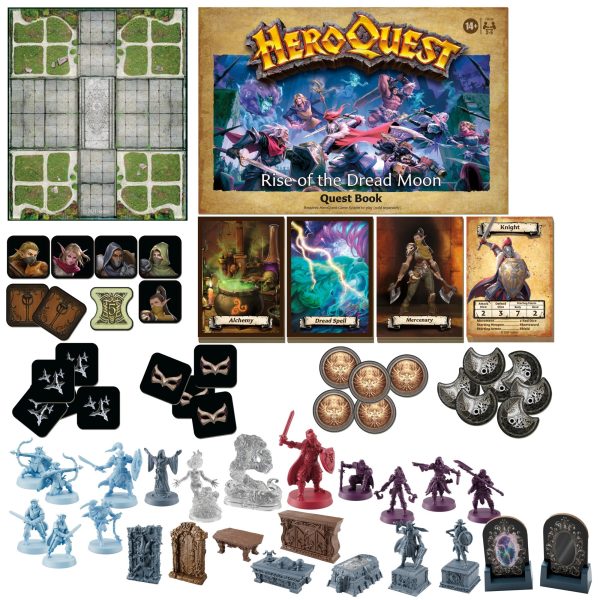 Avalon Hill HeroQuest Rise of the Dread Moon Quest Pack Game Online