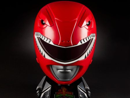 Power Rangers Lightning Collection Mighty Morphin Red Ranger Premium Collector Helmet Online now