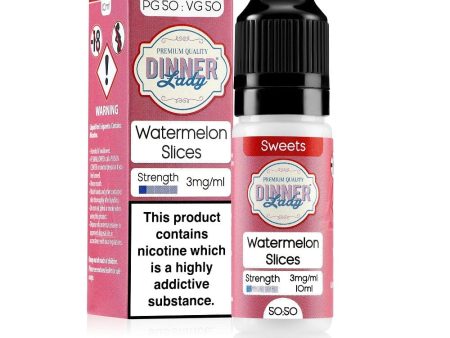 Dinner Lady 10ml E-Liquid - Watermelon Slices For Cheap