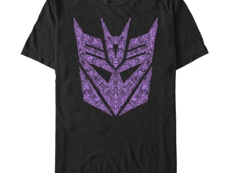 Transformers Detail Decepticon Symbol Men s T-Shirt Online Sale