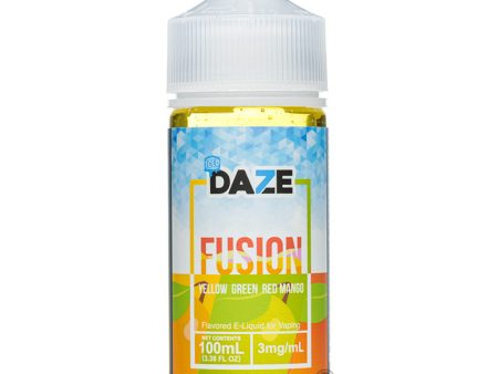 Daze Fusion - Yellow Green Red Mango Iced 100mL on Sale