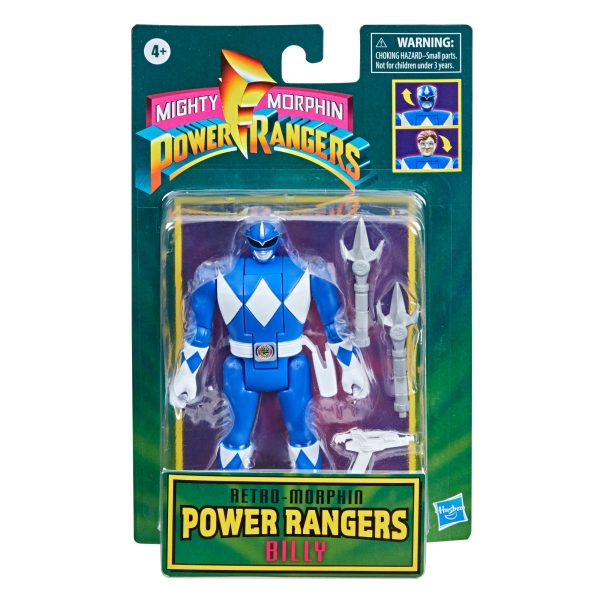 Power Rangers Retro-Morphin Blue Ranger Billy Discount