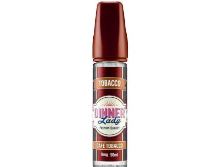 Dinner Lady 50ml Shortfill - Tobacco Range - Cafe Tobacco on Sale