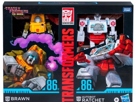 Transformers Studio Series Deluxe The Transformers: The Movie Brawn & Autobot Ratchet Supply