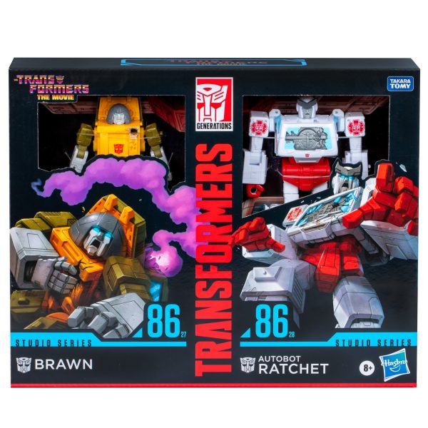 Transformers Studio Series Deluxe The Transformers: The Movie Brawn & Autobot Ratchet Supply