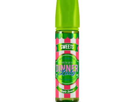 DINNER LADY 50ml Sweet Shortfill E-Liquid - Apple Sours Online now