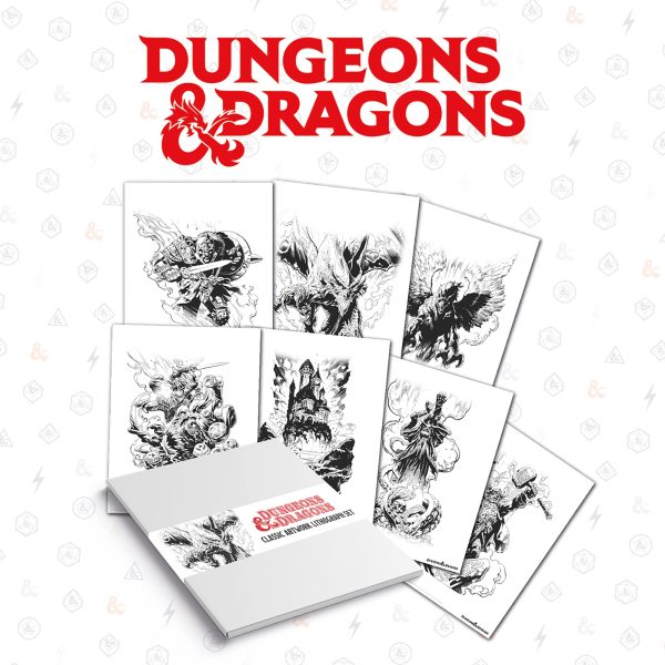 Dungeons & Dragons Lithograph Set Online Sale