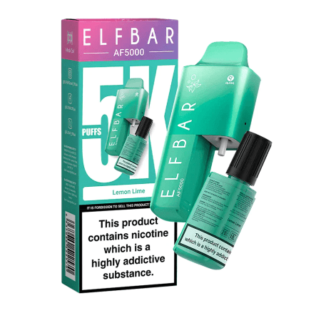 Elf Bar AF5000 Disposable Vape - Lemon Lime (5000 puffs) Fashion