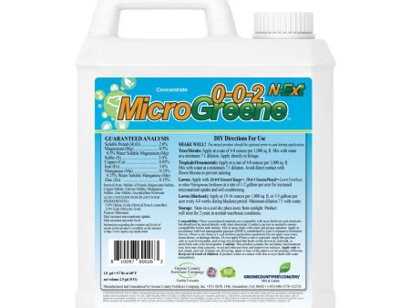 [N-Ext] 0-0-2 MicroGreene | 2.5 Gallon Cheap