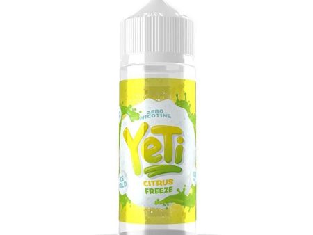 Yeti Ice Cold Citrus Freeze 100ml Shortfill Discount