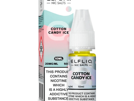 ElfLiq Nic Salt 10ml - Cotton Candy Ice  P&B cloud Elf bar e-liquid Online Sale