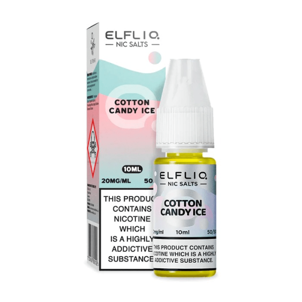 ElfLiq Nic Salt 10ml - Cotton Candy Ice  P&B cloud Elf bar e-liquid Online Sale