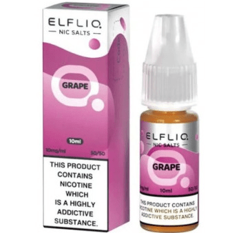 ElfLiq Nic Salt 10ml - Grape Elf bar e-liquid For Cheap