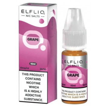 ElfLiq Nic Salt 10ml - Grape Elf bar e-liquid For Cheap