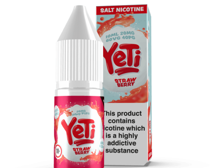 Yeti 10ml Salt Nicotine E-Liquid - Strawberry Cheap