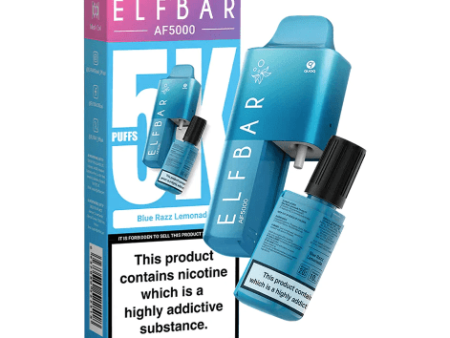 Elf Bar AF5000 Disposable Vape - Blue Razz Lemonade (5000 puffs) For Sale