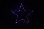 Patriotic Single Star - 24  | Outdoor Lights and Wire Decor Supply