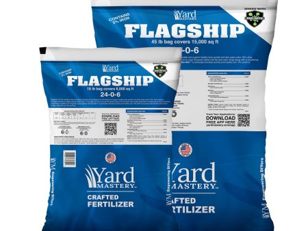 24-0-6 Flagship 3% Iron - Bio-Nite Granular Lawn Fertilizer | Yard Mastery Discount