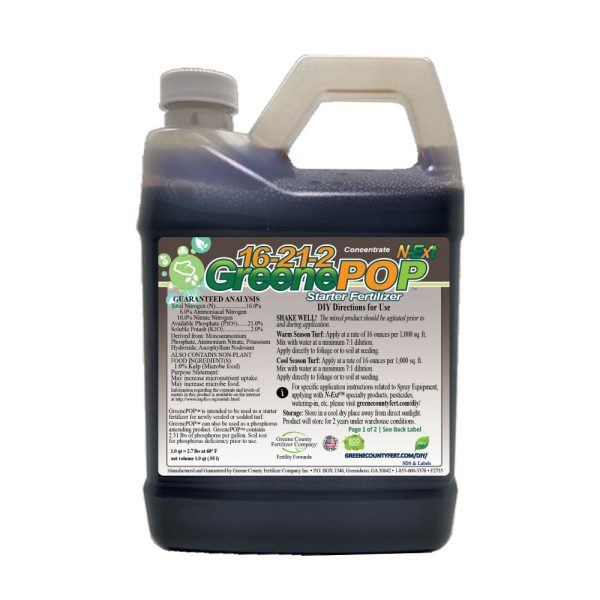 16-21-2 GreenePOP  Starter Fertilizer | N-Ext For Discount