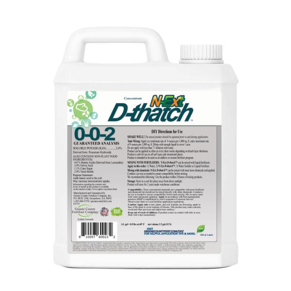 [N-Ext] D-thatch | 2.5 Gallon Hot on Sale